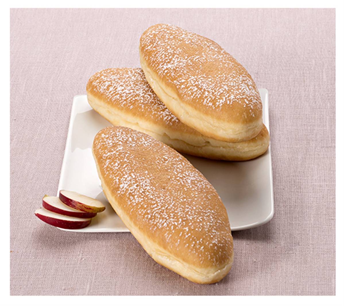 Beignet long pomme 130gr carton de 30