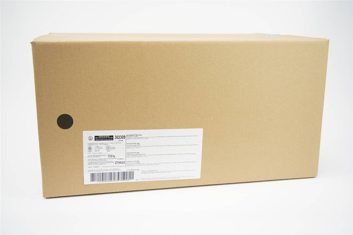 Baguette 57cm précuite 300gr carton de 35