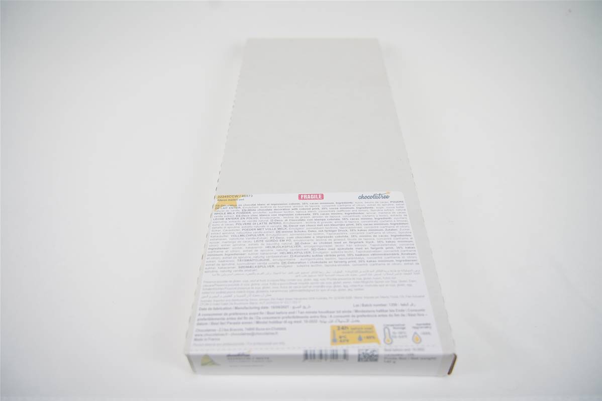 Aileron marbré vert blanc par 102