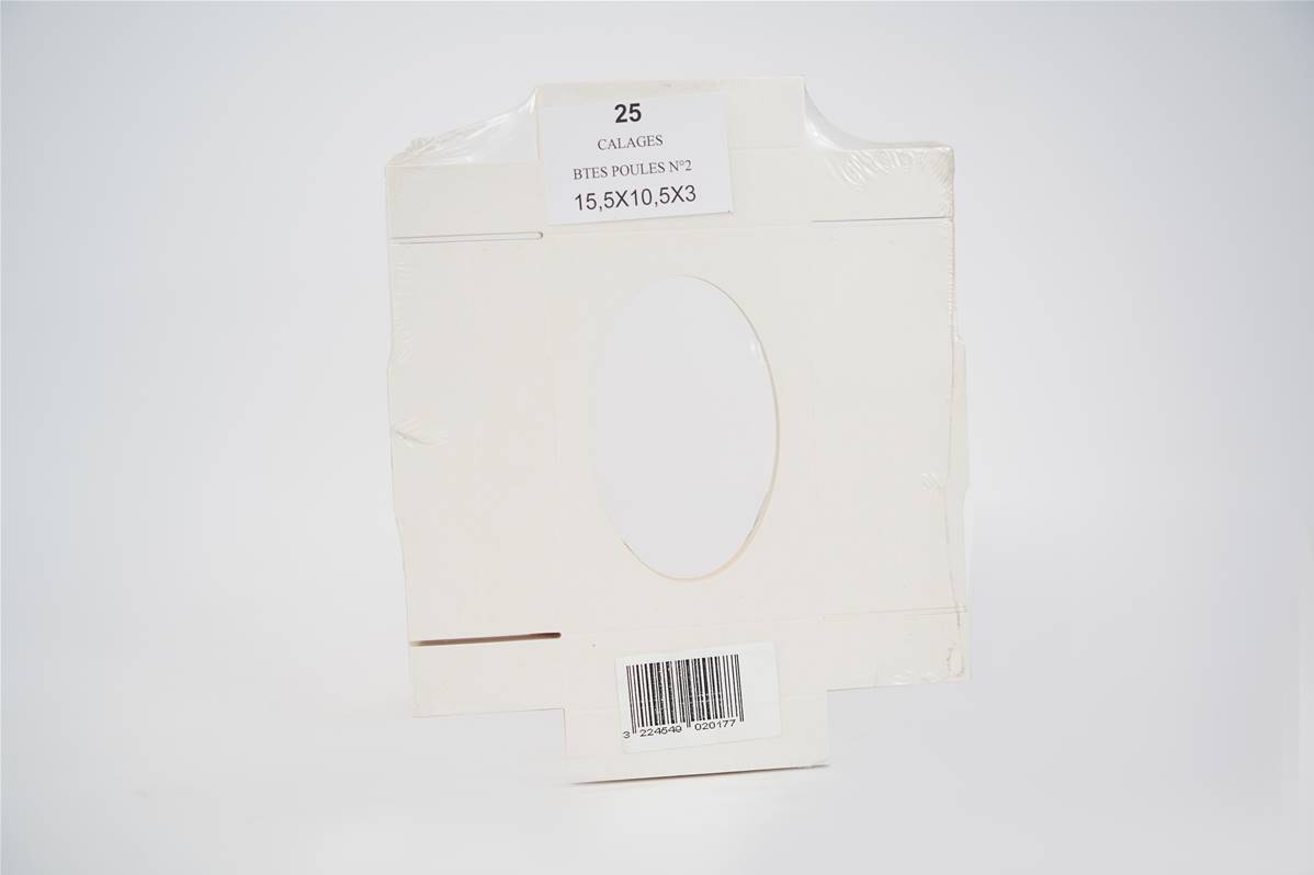 42BCP02---CALAGE-BLANC-POULE-N2-CARTON-DE-25x1200