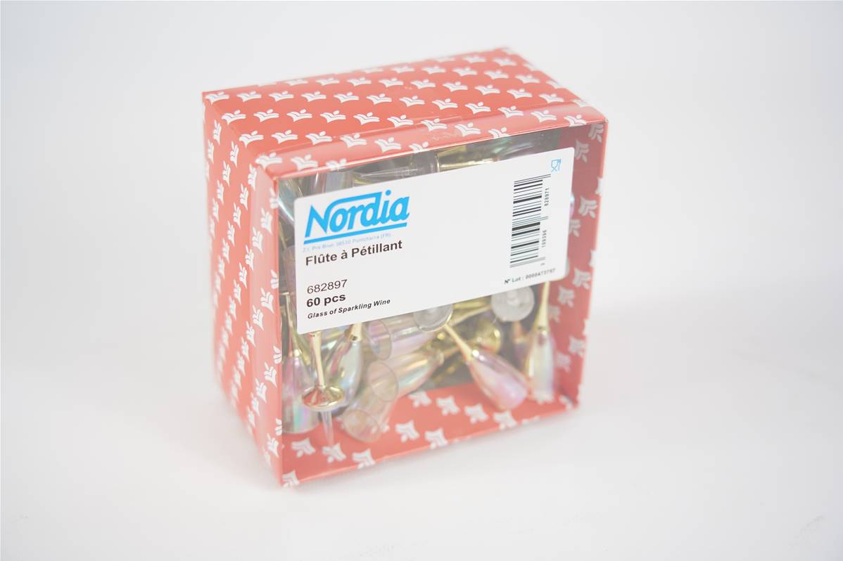 Flute a petillant 55mm boite de 60 nordia