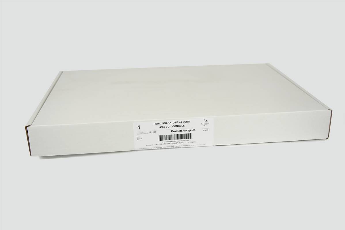 Feuille joconde nature carton de 4x330g