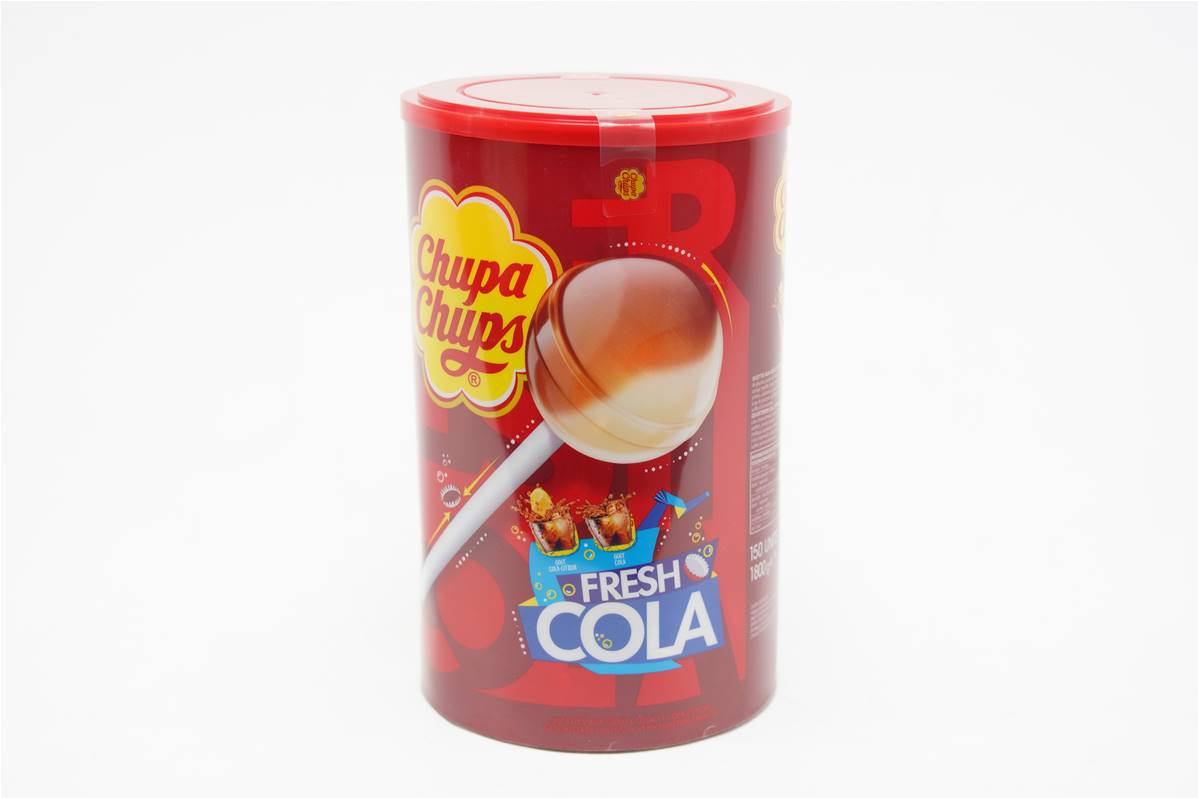 Sucettes Chupa Chups cola, boite de 150