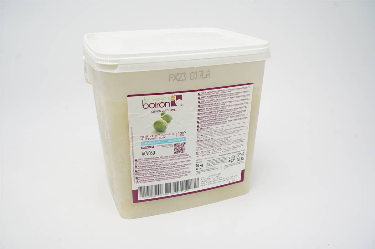 Puree citron vert boiron seau 10kg