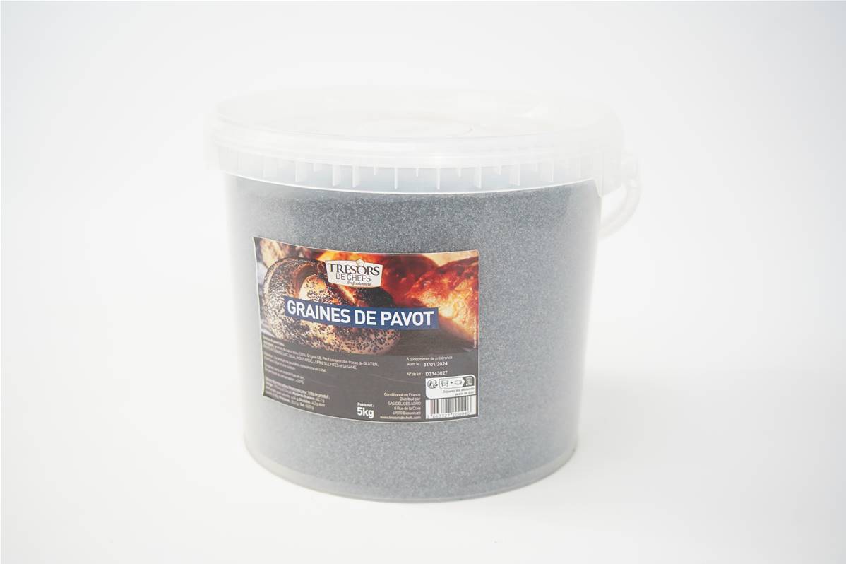 Graine pavot bleu seau 5kg