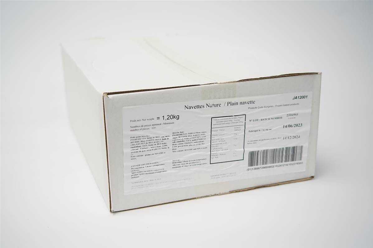 Mini navette brioches cuits ct 120x10g