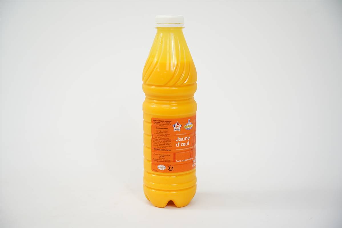 Jaune oeuf liquide bouteille 1 kg
