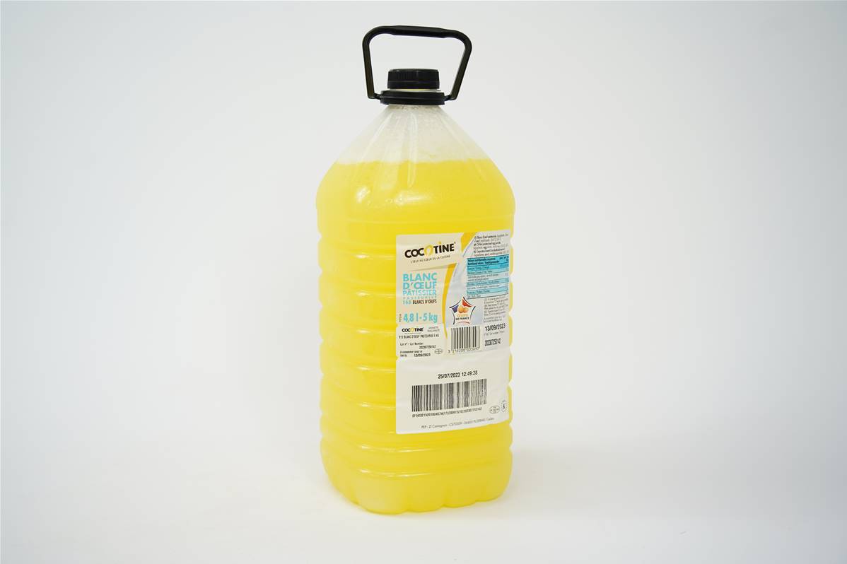 Bidon blanc oeuf patissier bidon 5kg