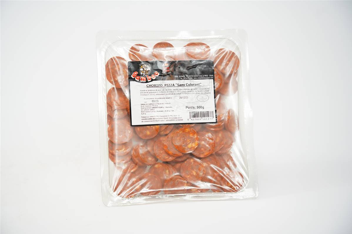 Chorizo pizza ø40mm pq 500gr