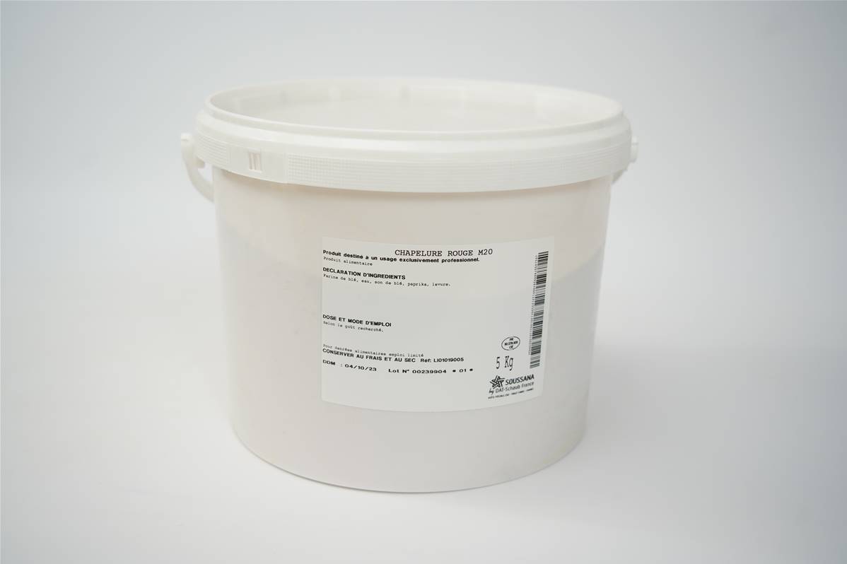 Chapelure rouge seau 5kg
