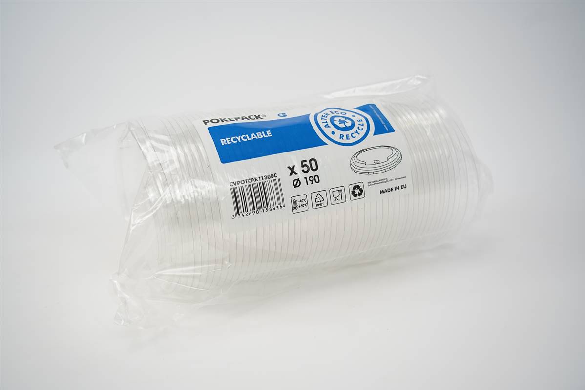 Couvercle bol (1130ml) ø190x20mm pq 50