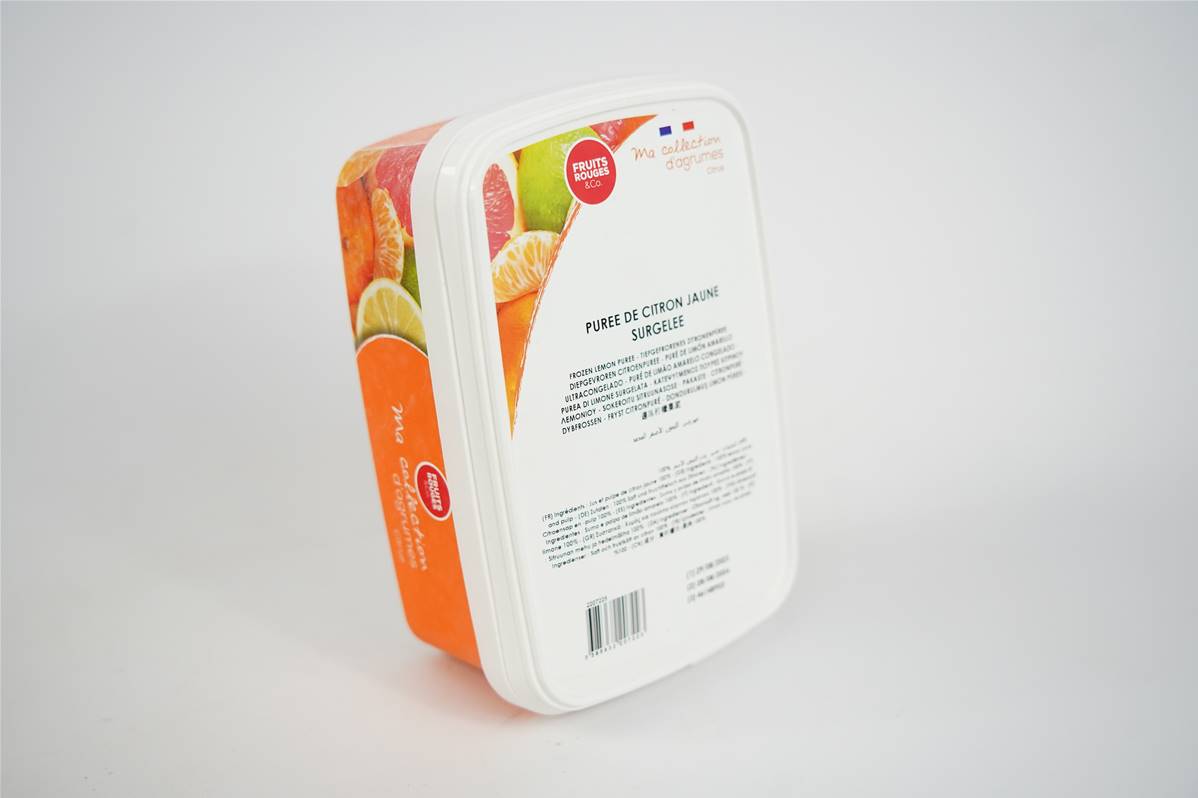 Puree citron non sucree barquette de 1kg