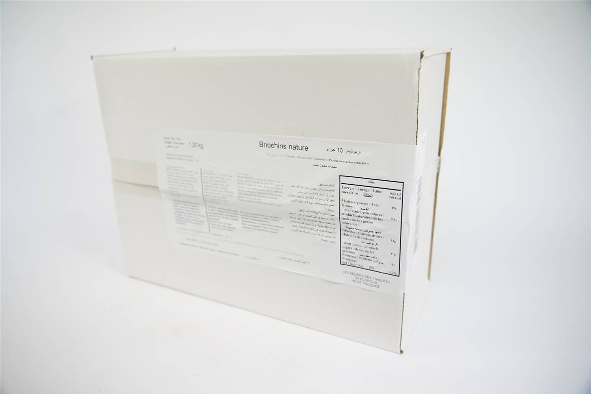 Mini briochette d7v carton de 120x10gr