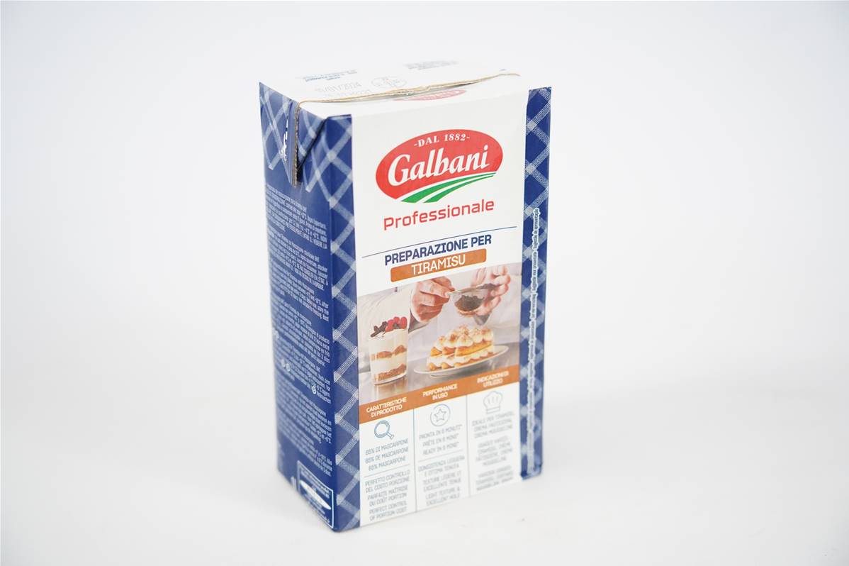 Tiramisu 65% mascarpone UHT brique d\'un litre