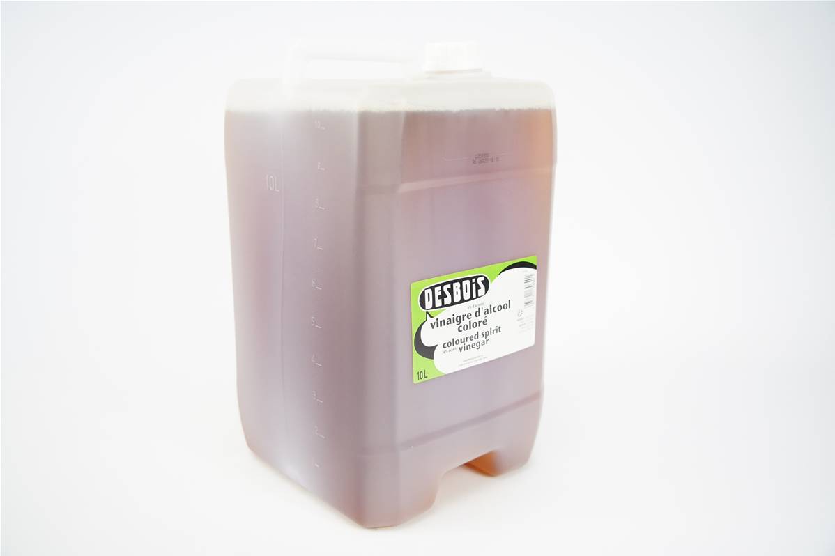 Vinaigre alcool colore 6° bidon de 10 litres