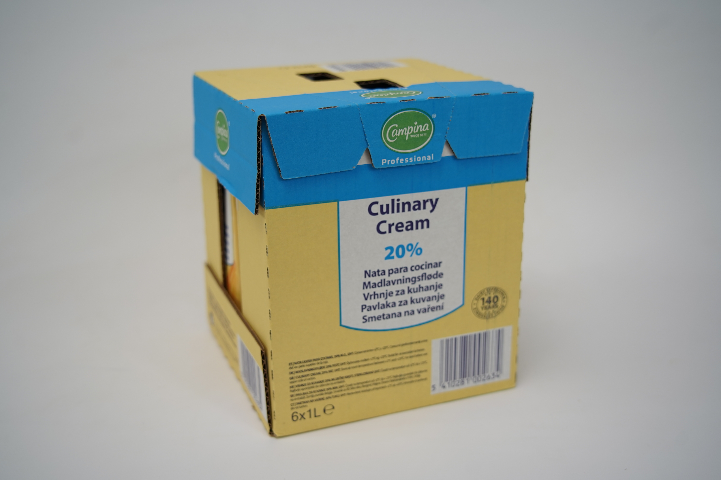 340007 - CREME LIQUIDE 20 CAMPINA PACK 6x1L