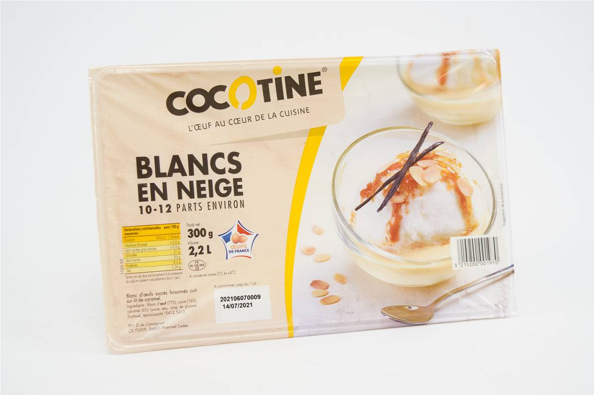 Blanc oeuf en neige carton de 6 x 2,2l
