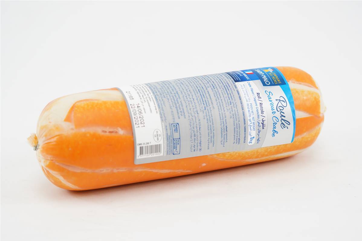 Roule surimi saveur crabe paquet de 1kg