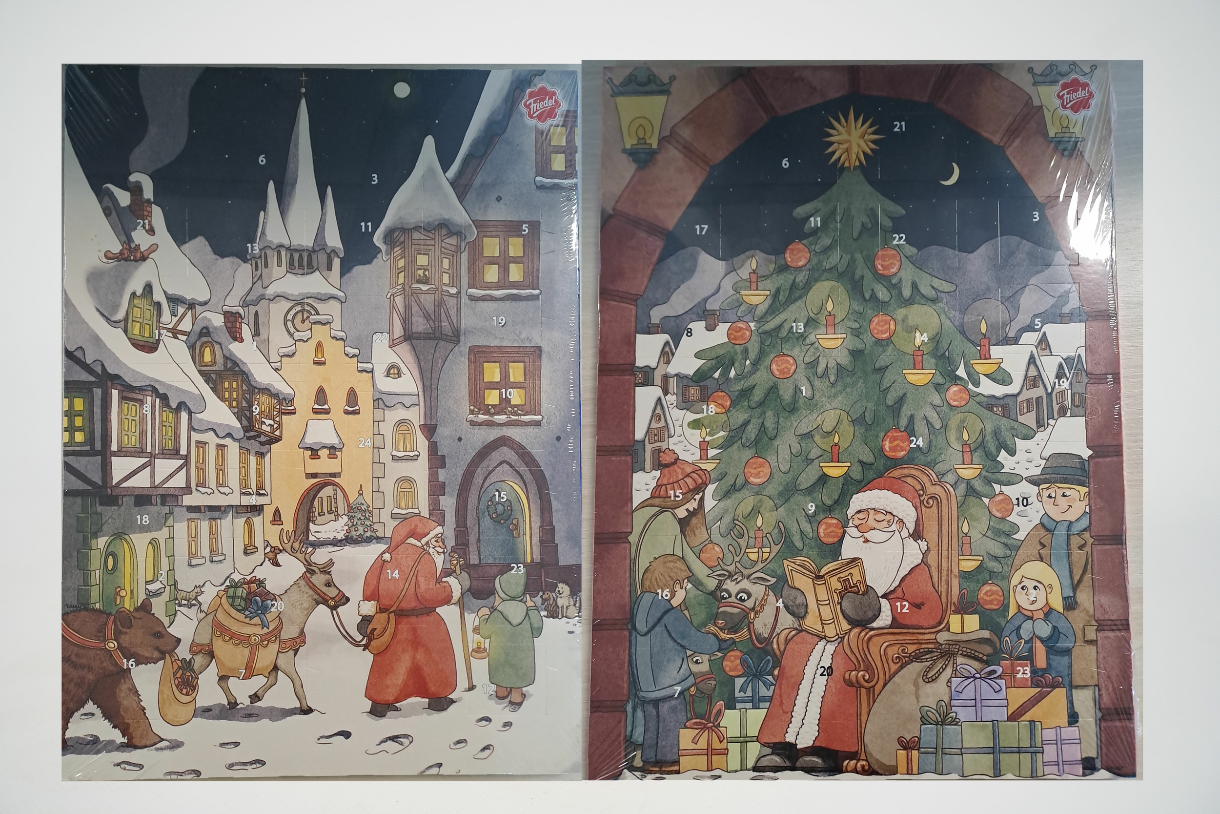 Lot de 2 calendriers de l\'avent FRIEDEL