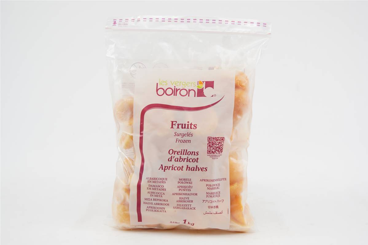 Abricots suregelés en sachet 1Kg
