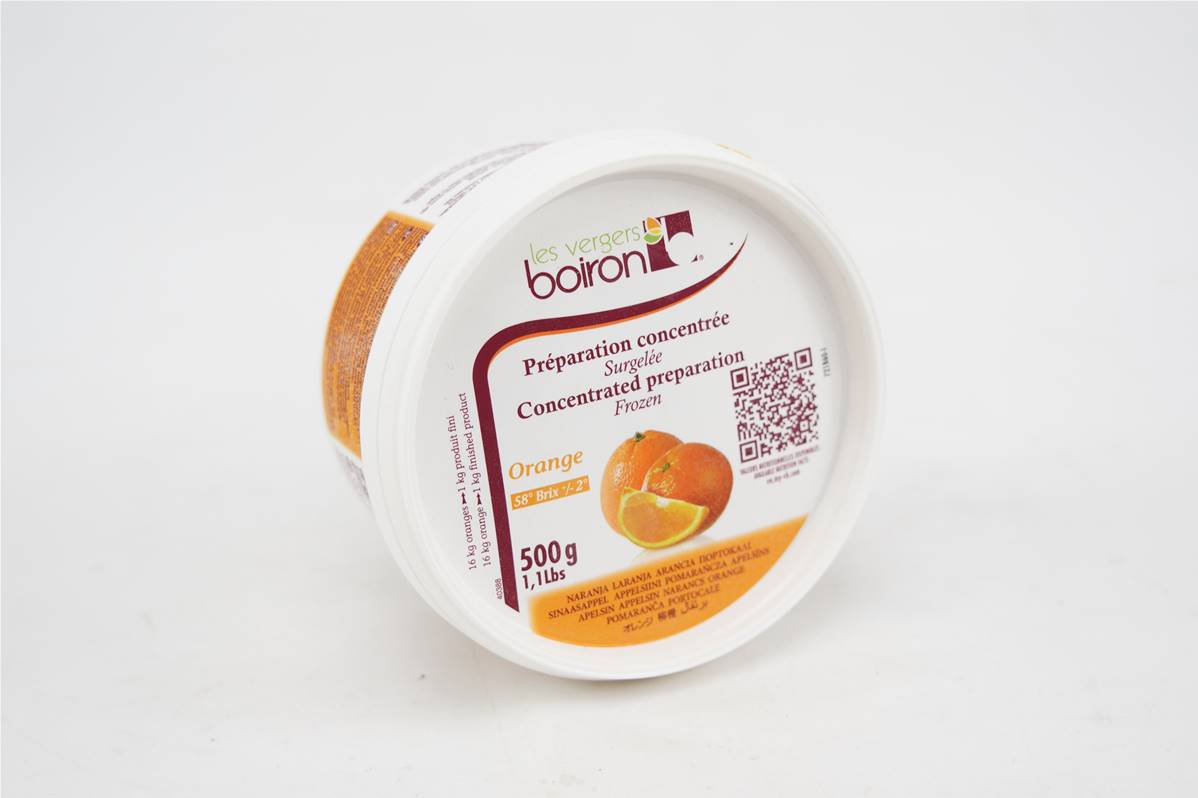 Purée concentrée d\'orange en pot de 500gr