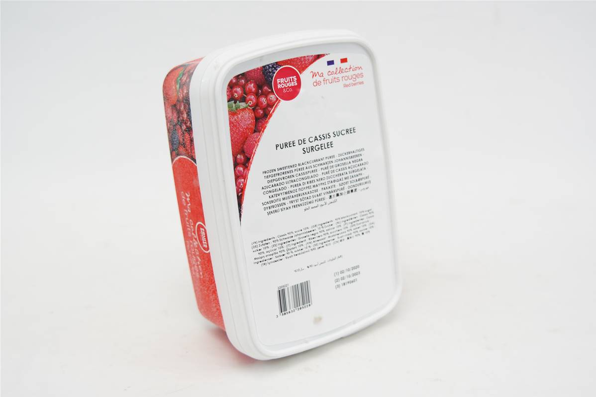 Purée de cassis en barquette de 1kg