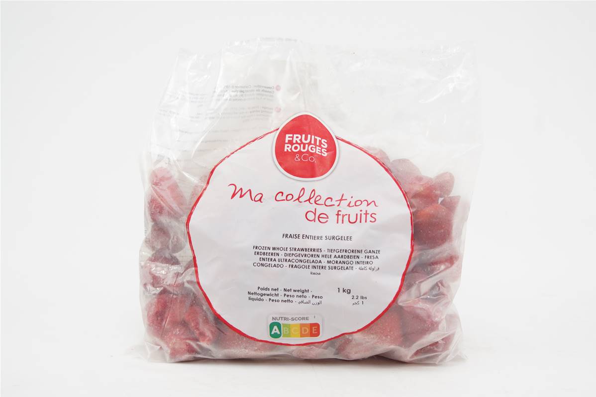 Fraises surgelées en sachet de 1kg