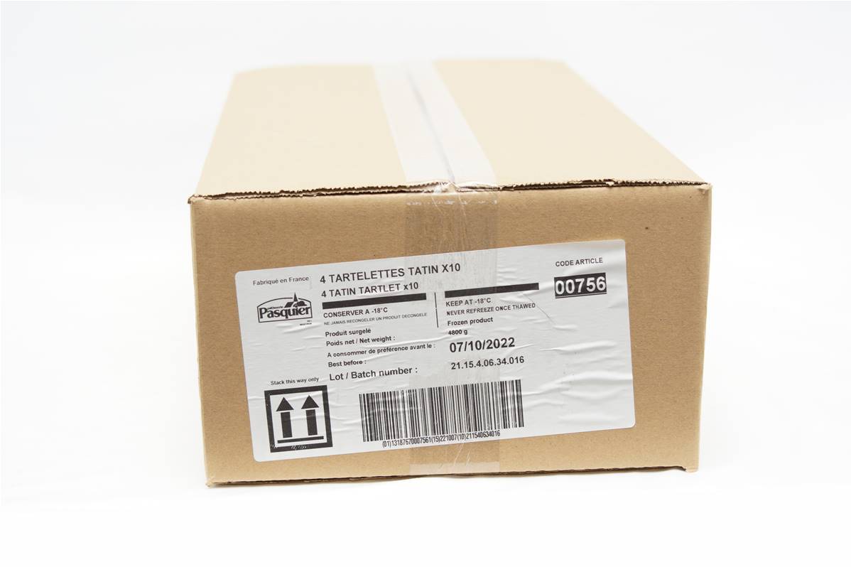 Tarte Tatin 120gr individuelle en carton de 40