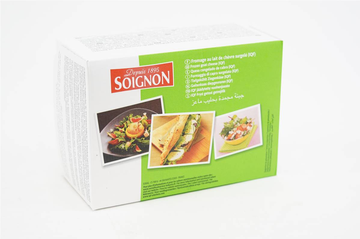 Cube de fromage de chèvre surgelé en barquette de 750gr
