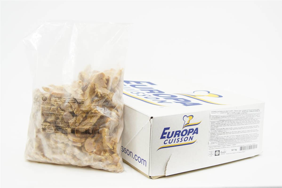 Emincé de poulet au curry en sachet de 1kg