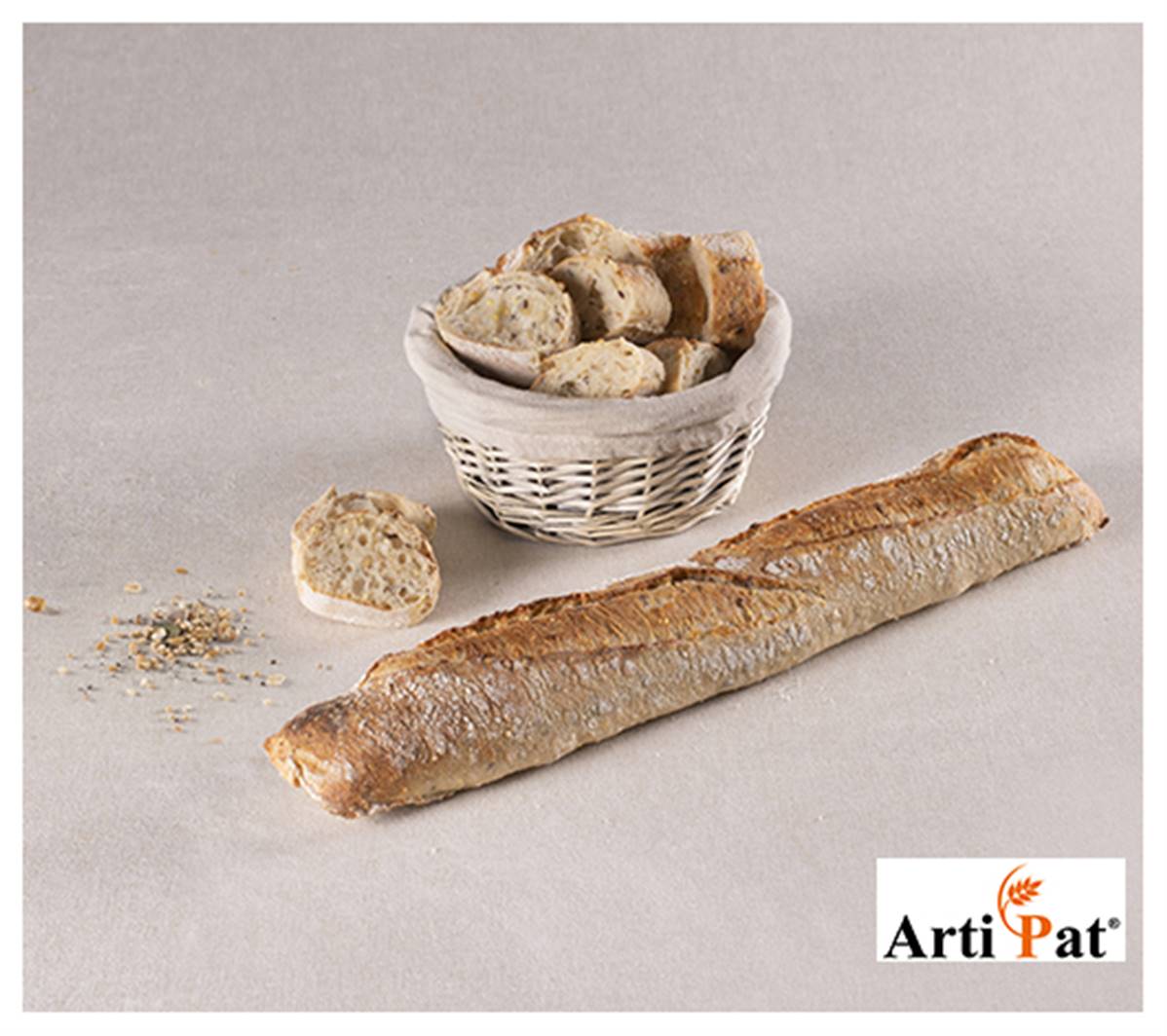 Baguette 270gr la Jeannette aux céréles 41cm carton de 25