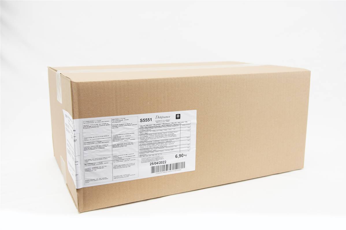Panini 115gr 25cm précuit en carton de 60