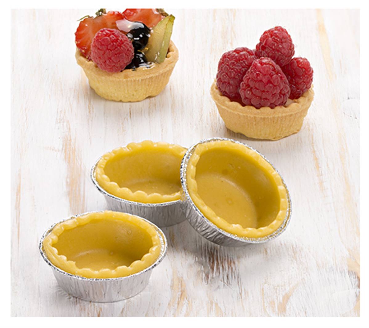 Fond tarte mini sucré 8gr diamètre 45mm en carton de 176