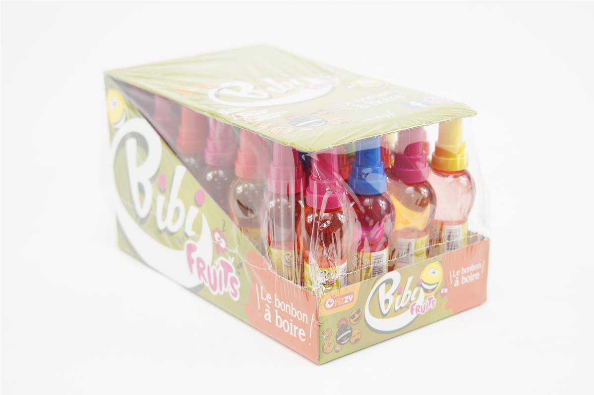 Bibifruit Fizzy en boite présentoir de 28