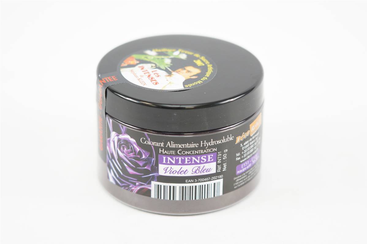Colorant poudre violet intense en boite de50gr