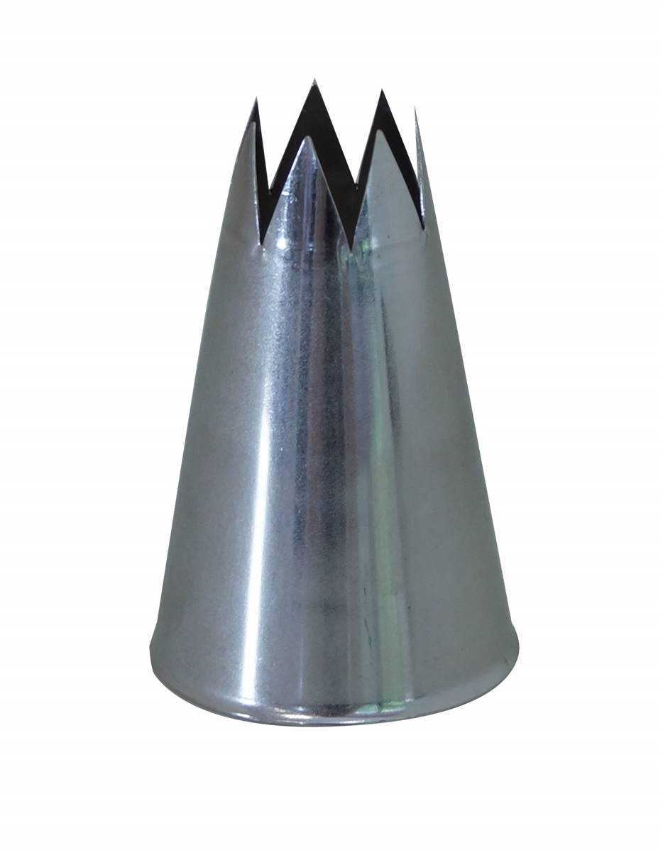 Douille inox cannelee E6-6 dents