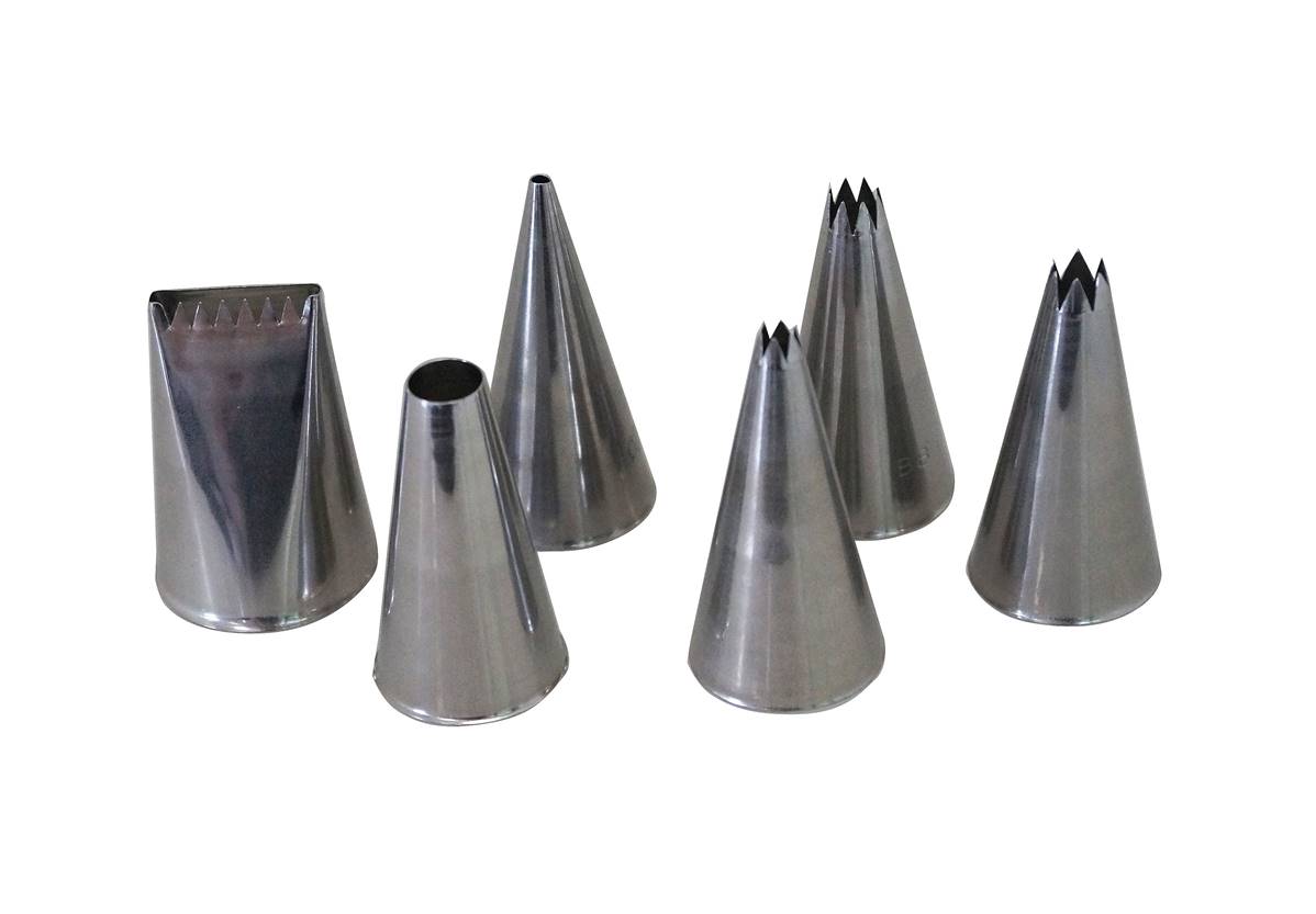 Sachet de 6 douilles inox assorties
