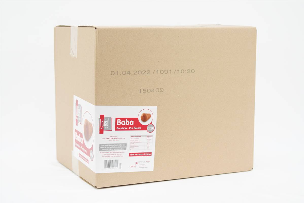 Baba bouchon pur beurre carton de 120 Idéal