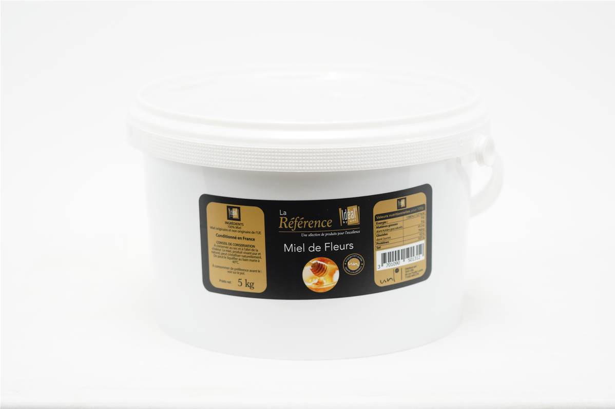 Miel de fleur seau 5 kg la référence