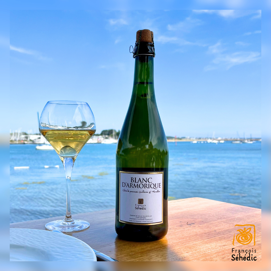 Cidre blanc darmorique séhédic bio aux viviers