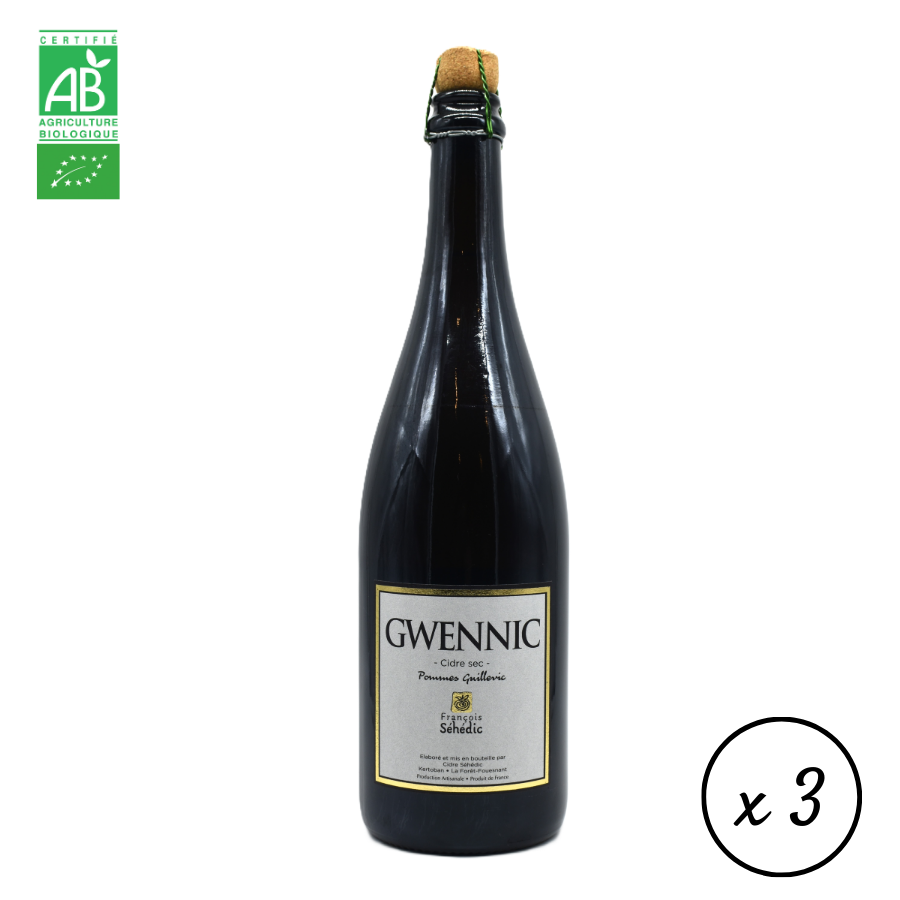 Cidre gwennic sec bio Séhédic