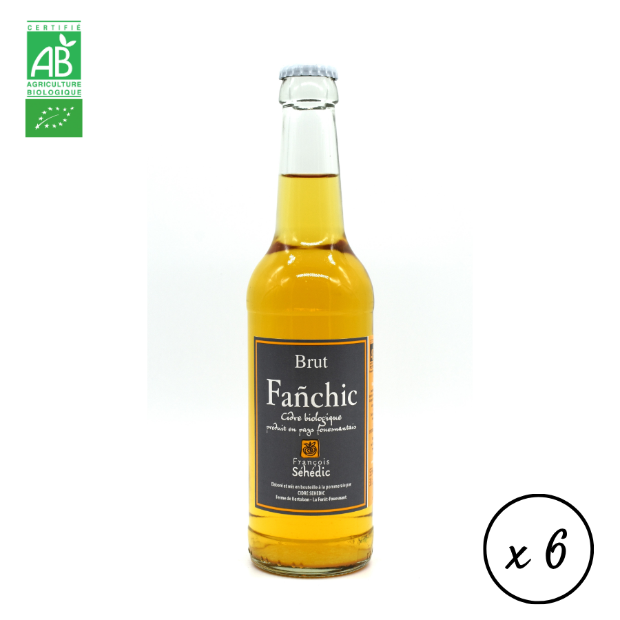 cidre séhédic  bio Fanchic brut 33 clbrut