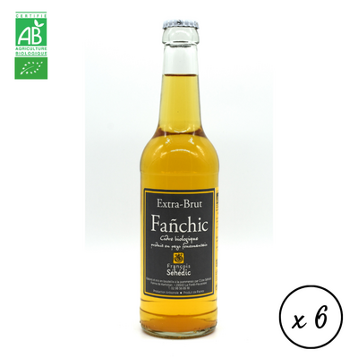 cidre séhédic  bio Fanchic extra brut 33 cl