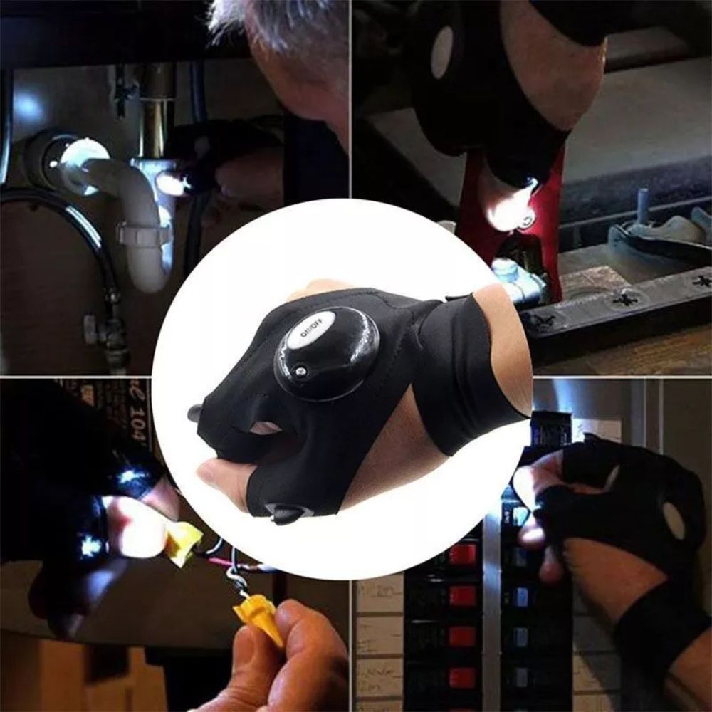 GLOVET - Gant avec Lampes de Poche LED Intégrées 6