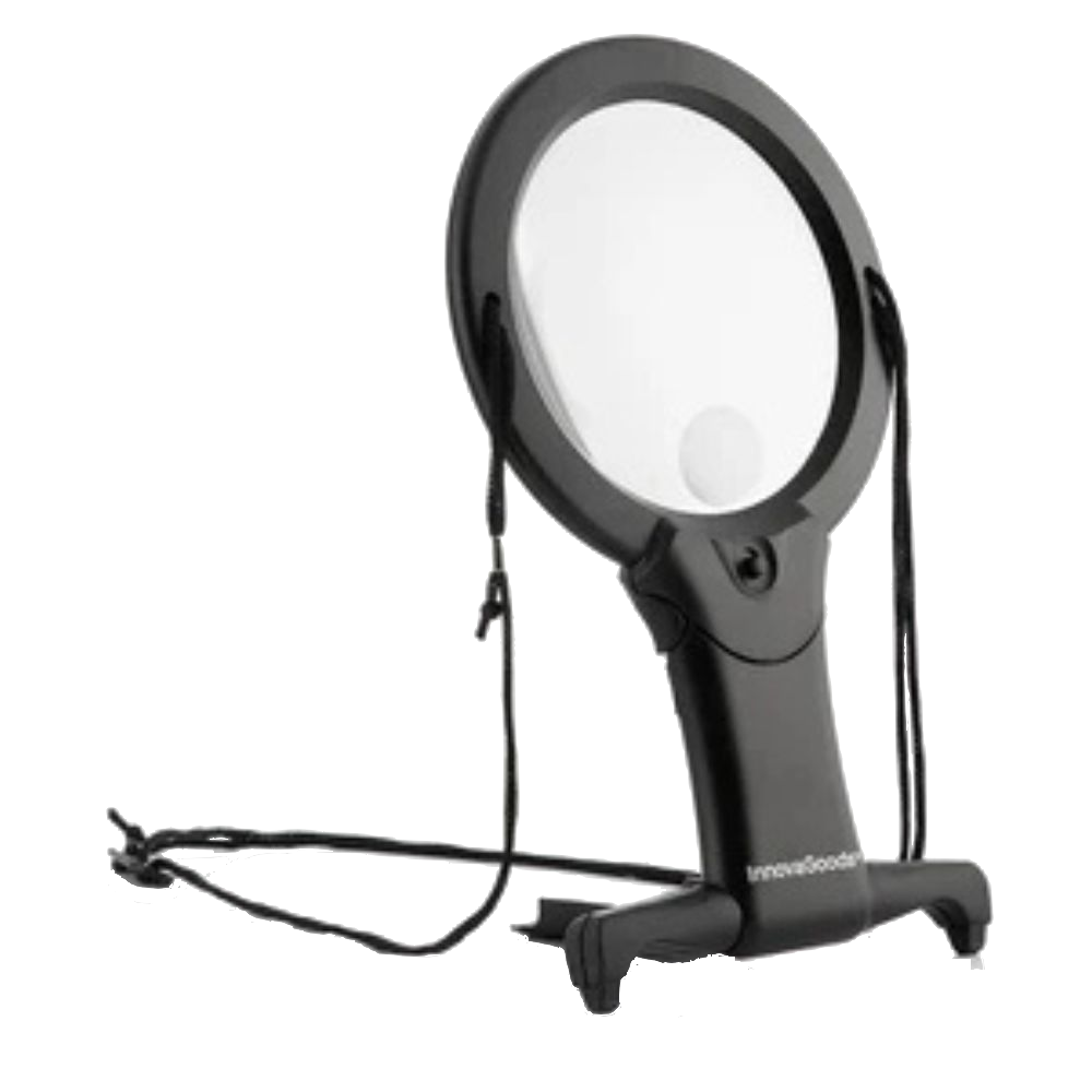 Loupe Mains Libres avec Lumière LED  sans fond