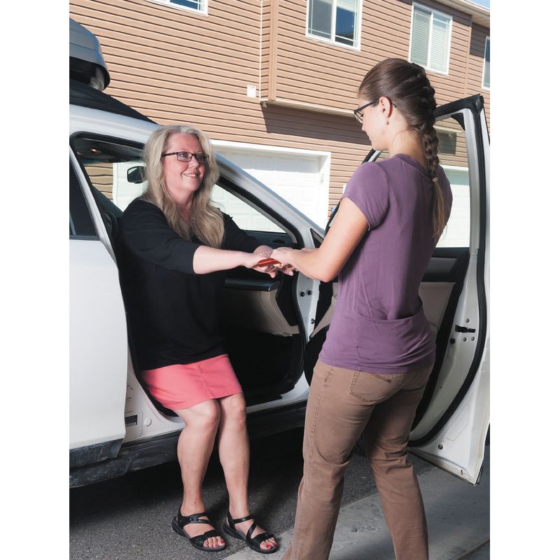 une-femme-aide-une-autre-femme-a-sortir-de-voiture-avec-poignee-handy-handle