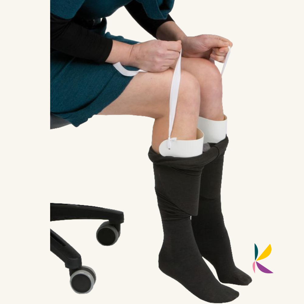 42 - Enfile collants plastifié