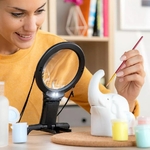 Loupe Mains Libres avec Lumière LED 9