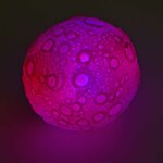 BALLE ANTI-STRESS AVEC LED LUNIARE