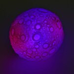 BALLE ANTI-STRESS AVEC LED LUNIARE